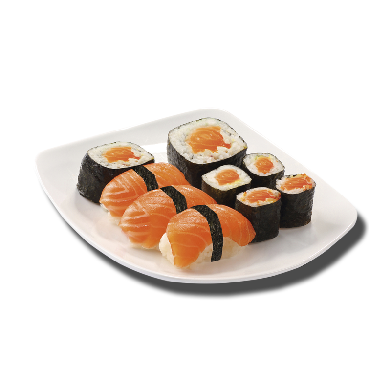 Foto ilustrativa de Temaki Salmão